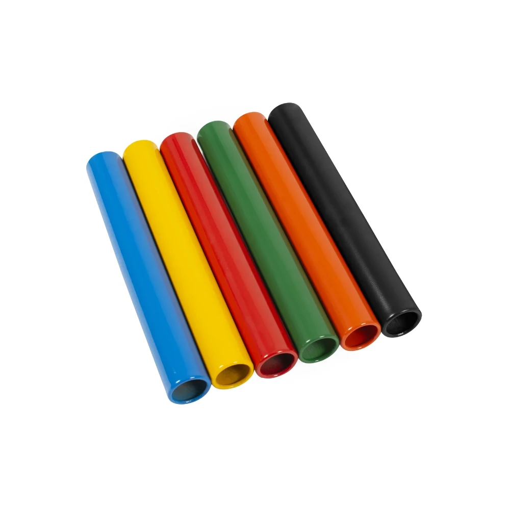 Set van 6 aluminium estafettestokken