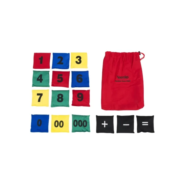 Set van genummerde pittenzakjes