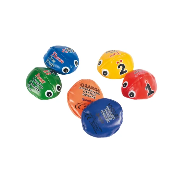Set van 6 verzwaarde lieveheersbeestjes
