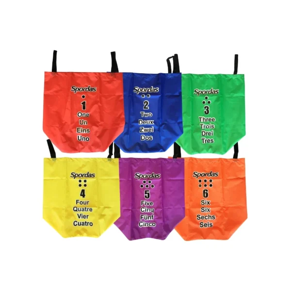 Set van 6 huppelzakken
