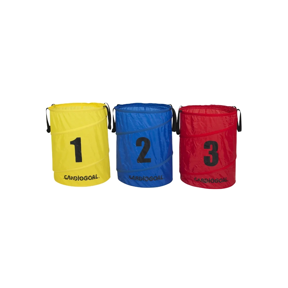 Set van 3 pop-up cardiogoalmanden