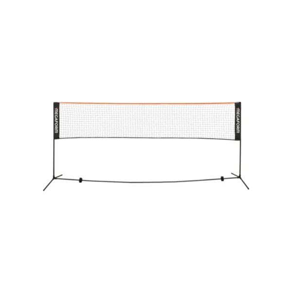 Draagbaar AirBadminton- & minitennisnet 6m