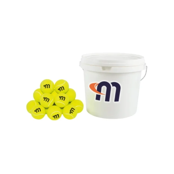 Emmer van 48 tennisballen