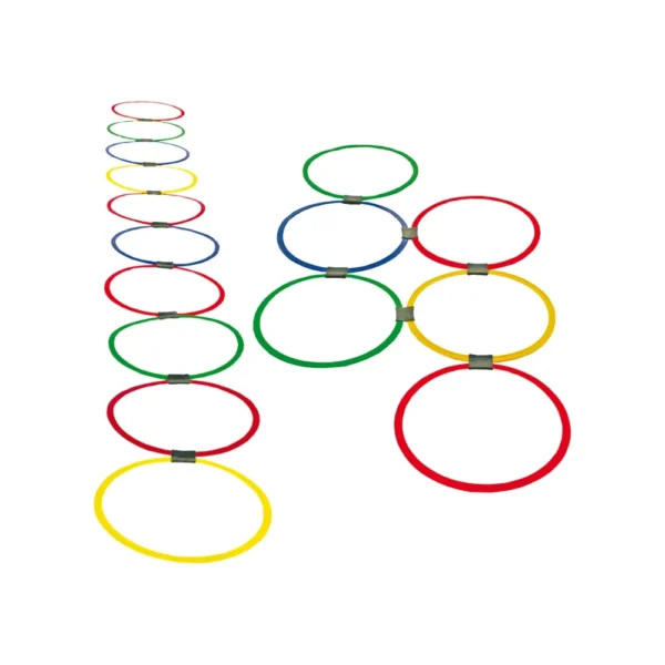 Set van ritmische hoepels