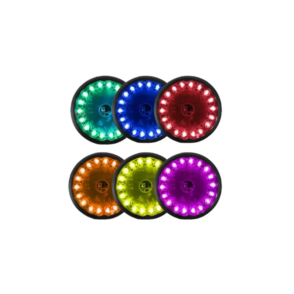 PUSH Pucks – set van 6 lichtreactiepucks