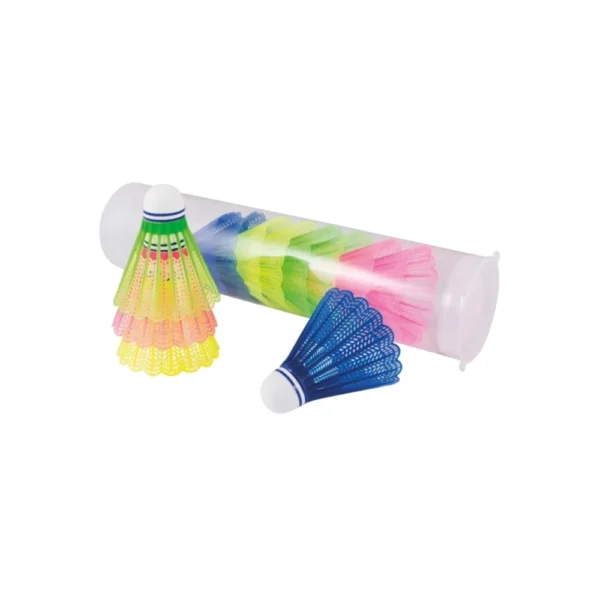 Koker van 12 gekleurde PVC-shuttles