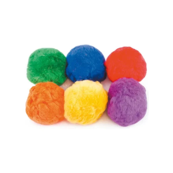 Set van 6 wollen ballen