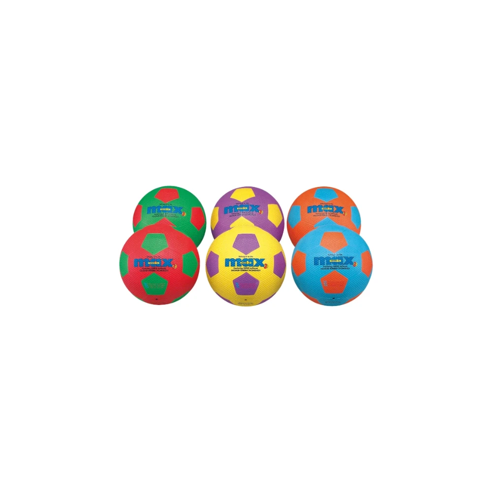Set van 6 voetballen Spordas Max