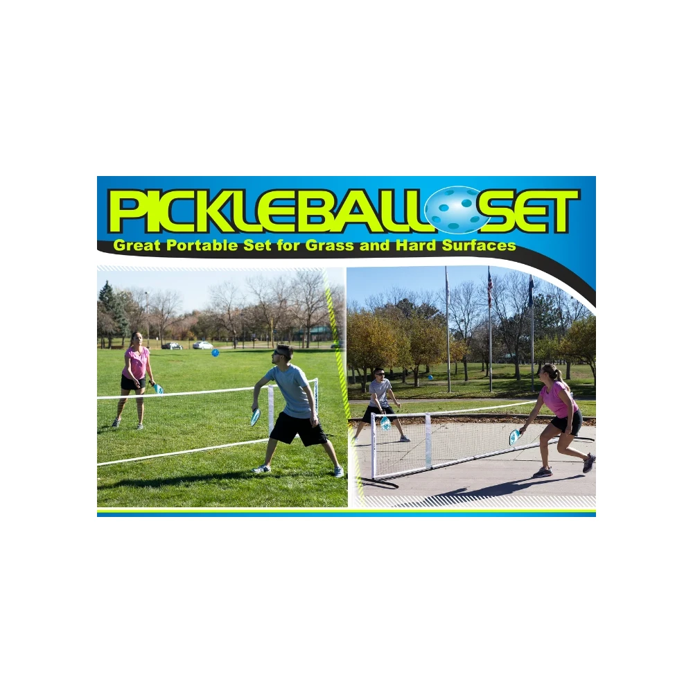 Draagbare en verstelbare pickleballnetset - Afbeelding 6