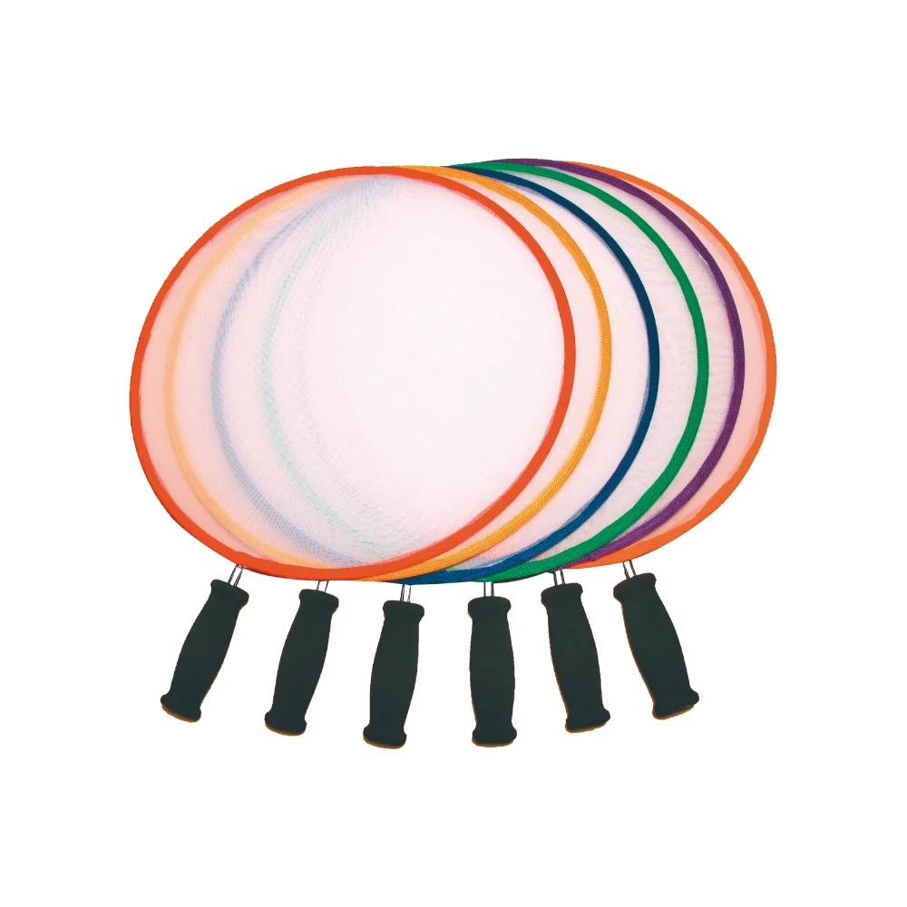 Set van 6 extra brede Ini-rackets en ballonnen - Afbeelding 2
