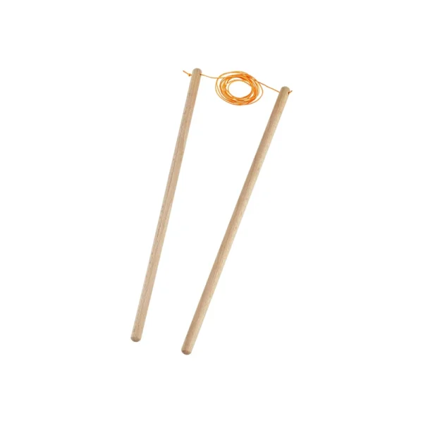 Houten diabolo-handstokken