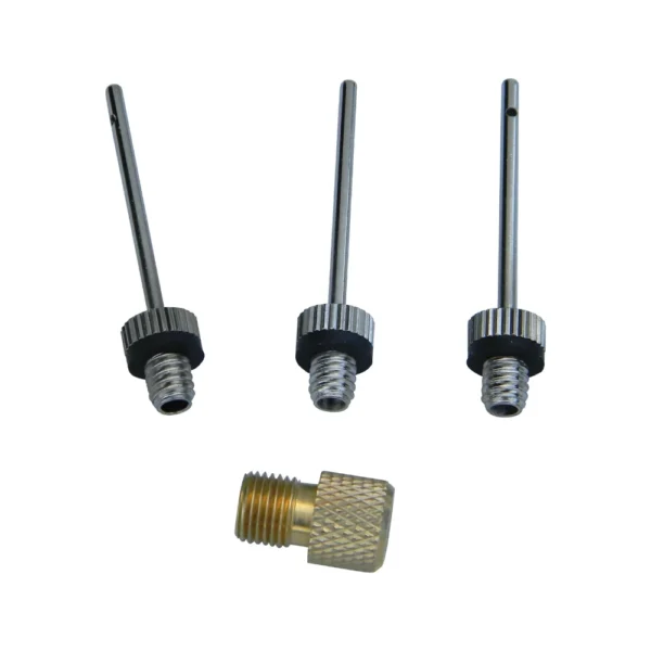 Set van 3 balnaalden + reduceernippel