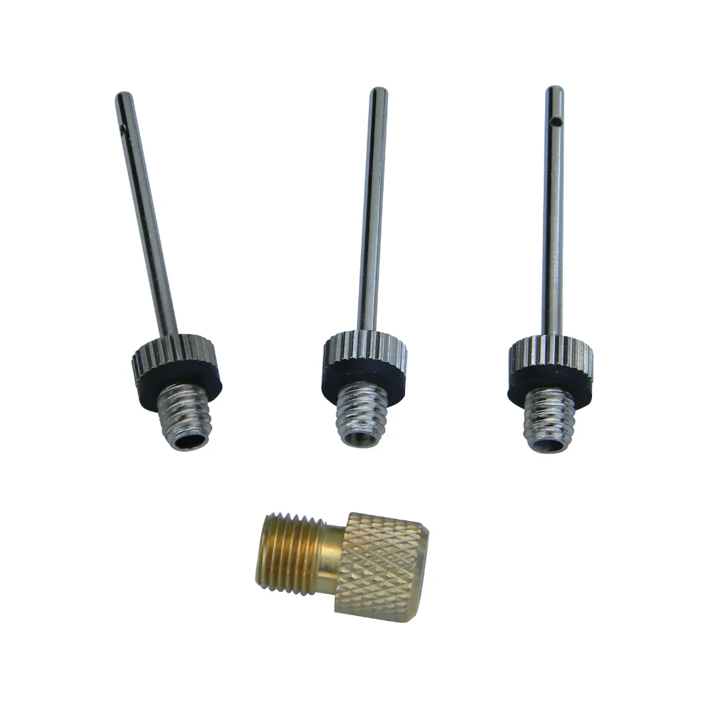 Set van 3 balnaalden + reduceernippel