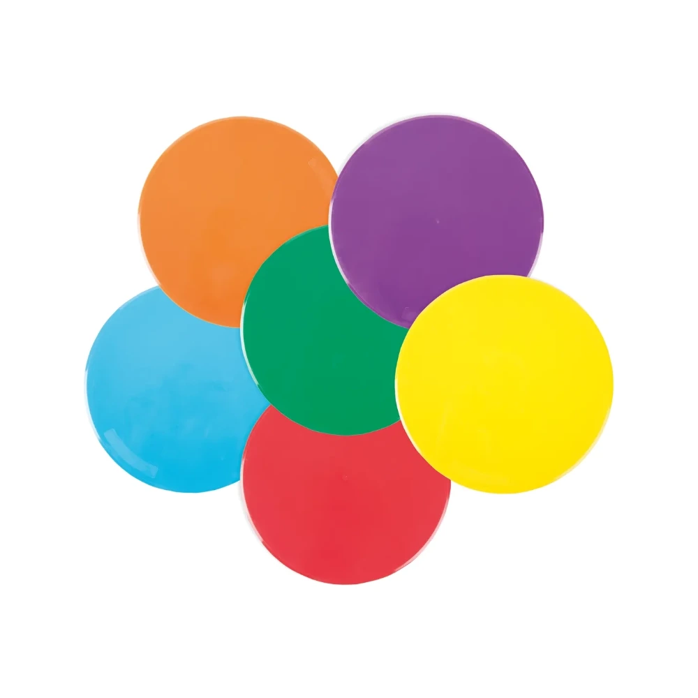 Set van 6 ronde grondmarkeringen Spordas
