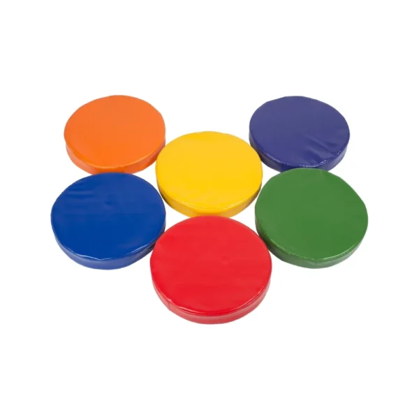 Set van 6 stapschijven met geluid Spordas
