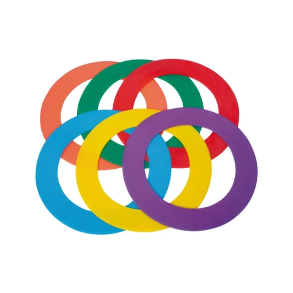 Set van 6 ringen Spordas (grondmarkeringen)