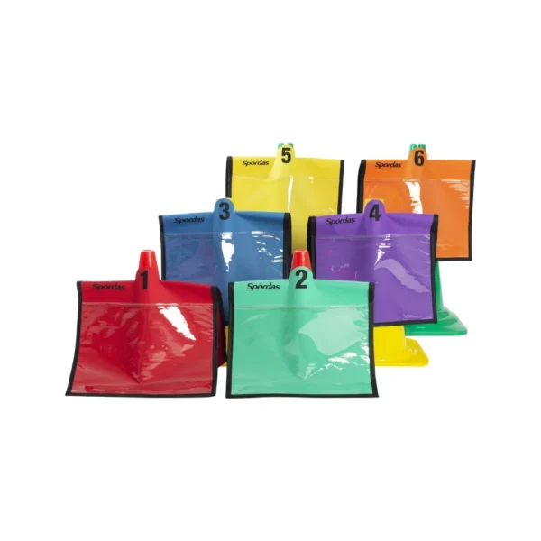 Set van 6 omhulsels voor trainingshoedjes Spordas