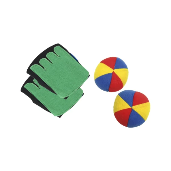 Velcro handschoenen en softballen