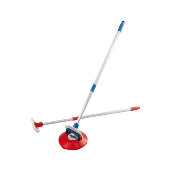Paar curlingduwstelen met telescopische steel