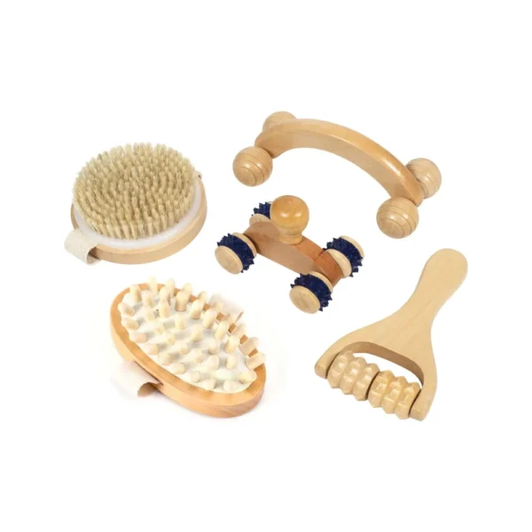 Houten massage set
