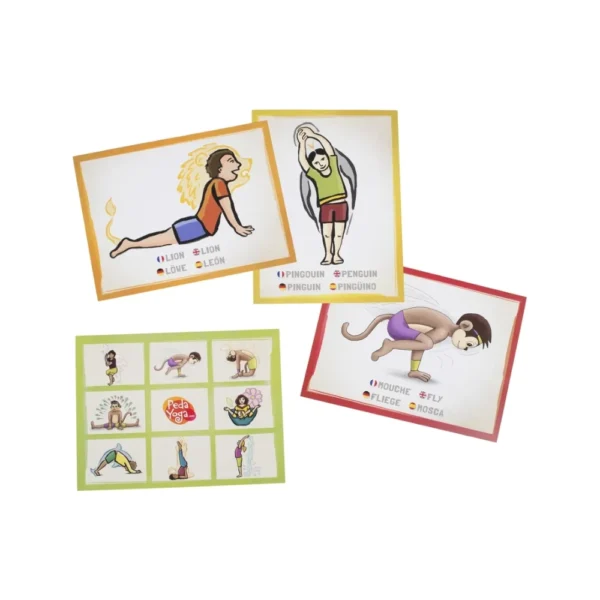 PedaYoga postuur-leerfiches