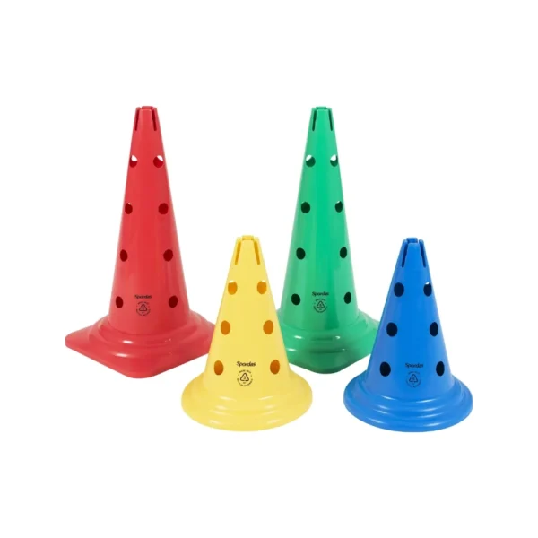 Duurzame markeringskegel met gaten