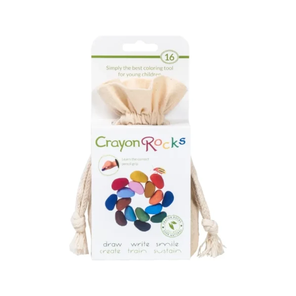 Zakje van 16 Crayon Rocks waskrijtjes