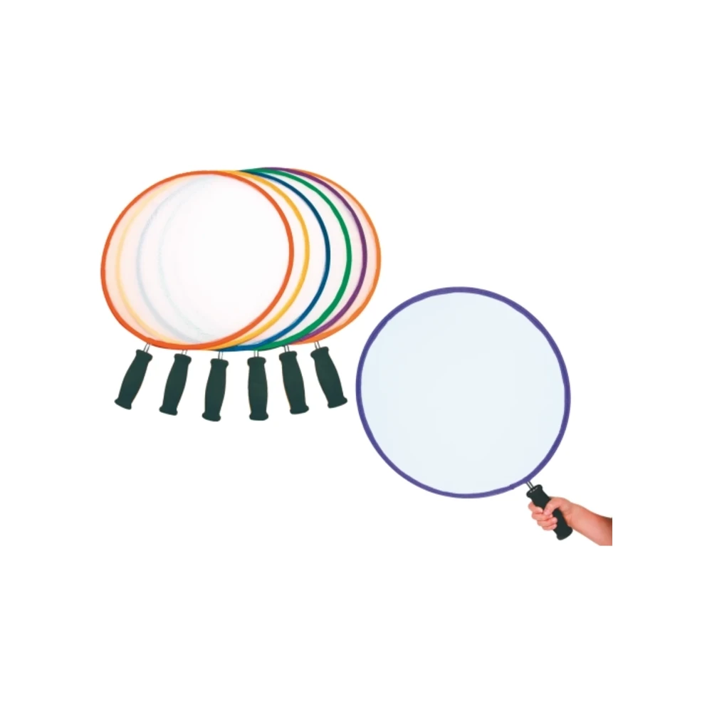 Set van 6 extra brede Ini-rackets en ballonnen