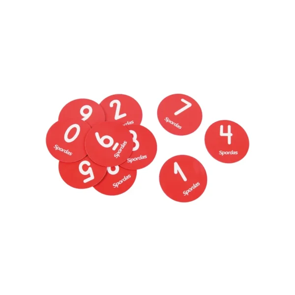 Set van 10 genummerde doelwitten